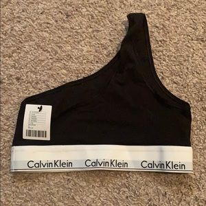 calvin klein one strap bra